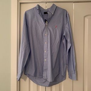 Men’s blue Ralph Lauren long sleeve button down